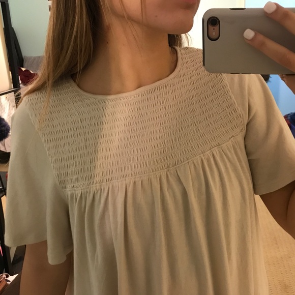 tan blouse - Picture 2 of 3